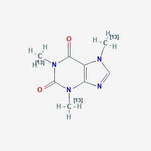 molecular formula C8H10N4O2 B108294 Caffeine-trimethyl-13C3 CAS No. 78072-66-9