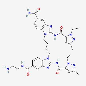 molecular formula C36H43N13O4 B10829554 diABZI-C2-NH2 