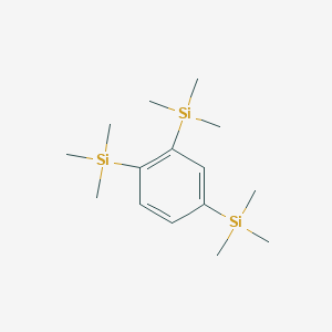 molecular formula C15H30Si3 B108297 Benzene, 1,2,4-tris-trimethylsilyl- CAS No. 17864-15-2