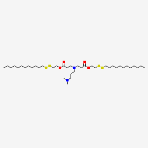 molecular formula C39H78N2O4S4 B10829782 80-O16B 