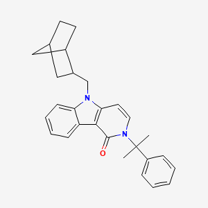 molecular formula C28H30N2O B10829802 Cumyl-BC-HPMEGACLONE 