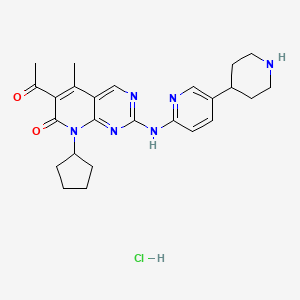 molecular formula C25H31ClN6O2 B10829879 Dalpiciclib hydrochloride 