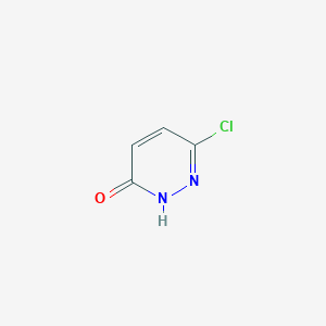 molecular formula C4H3ClN2O B108299 6-Chloro-3-hydroxypyridazine CAS No. 19064-67-6