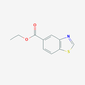 molecular formula C10H9NO2S B010830 Ethyl benzo[d]thiazole-5-carboxylate CAS No. 103261-70-7