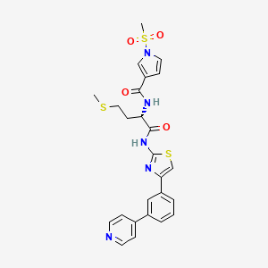 molecular formula C25H25N5O4S3 B10830117 FHT-1015 