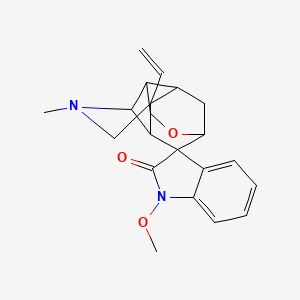 molecular formula C21H24N2O3 B10830427 Gelsevirine 