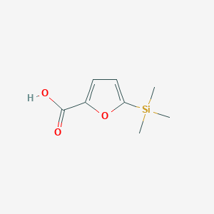 molecular formula C8H12O3Si B108305 5-(Trimethylsilyl)furan-2-carboxylic acid CAS No. 18292-14-3