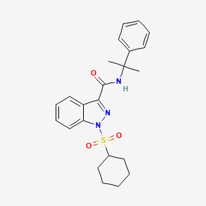 molecular formula C23H27N3O3S B10830584 Cumyl-chsinaca 