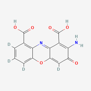 molecular formula C14H8N2O6 B10830644 Cinnabarinic Acid-d4 
