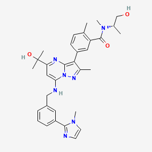 molecular formula C33H39N7O3 B10830894 PI4KIIIbeta-IN-11 
