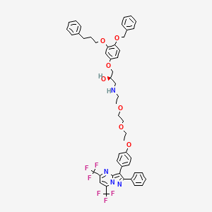 molecular formula C51H50F6N4O7 B10830911 PHTPP-1304 