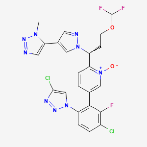 molecular formula C23H18Cl2F3N9O2 B10830945 FXIa-IN-10 