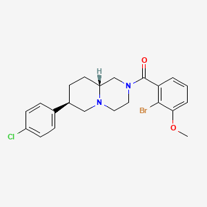 molecular formula C22H24BrClN2O2 B10830946 MAGLi 432 