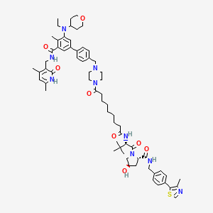 molecular formula C65H87N9O8S B10830963 MS8815 