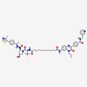 molecular formula C59H73N9O7S B10831003 Nampt degrader-2 