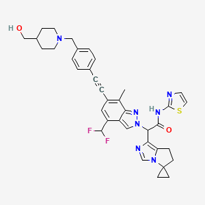 molecular formula C37H37F2N7O2S B10831028 EGFR-IN-102 