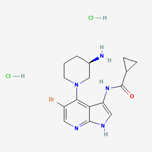molecular formula C16H22BrCl2N5O B10831045 GDC-0575 dihydrochloride 