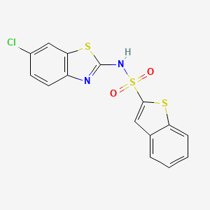 molecular formula C15H9ClN2O2S3 B10831090 Pdk1-IN-RS2 