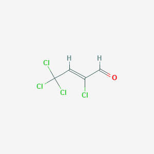 molecular formula C4H2Cl4O B108311 2,4,4,4-四氯丁-2-烯醛 CAS No. 19429-51-7