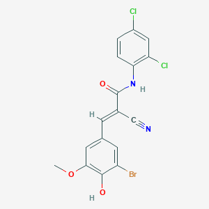 molecular formula C17H11BrCl2N2O3 B10831138 Chst15-IN-1 