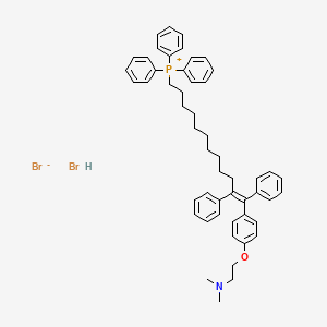 molecular formula C52H60Br2NOP B10831154 MitoTam bromide, hydrobromide 