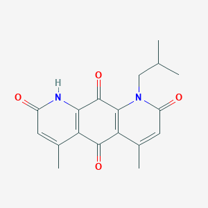 molecular formula C18H18N2O4 B10831156 Isobutyl-deoxynyboquinone 