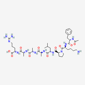 molecular formula C43H70N12O10 B10831222 BM213 