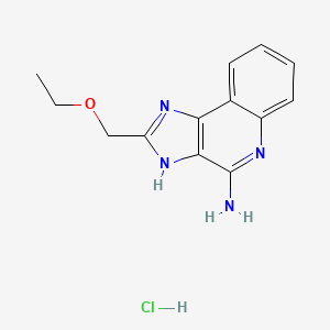 molecular formula C13H15ClN4O B10831230 CL097 hydrochloride 