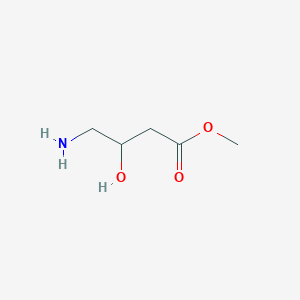 molecular formula C5H11NO3 B108314 Methyl 4-amino-3-hydroxybutanoate CAS No. 88550-64-5