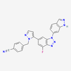 molecular formula C24H15FN8 B10831422 CD73-IN-5 