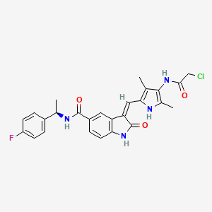 molecular formula C26H24ClFN4O3 B10831633 CCG273441 