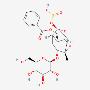 molecular formula C23H28O13S B10831677 Paeoniflorin sulfite 