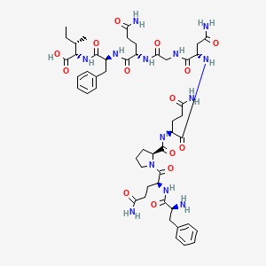 molecular formula C50H71N13O14 B10831684 Nucleoprotein (396-404) 