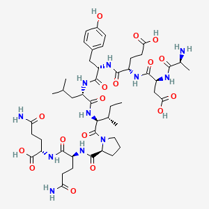 molecular formula C48H73N11O17 B10831689 EGFR Protein Tyrosine Kinase Substrate 