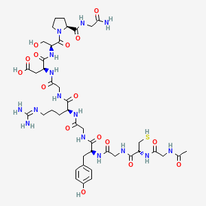 molecular formula C42H63N15O16S B10831705 Integrin Binding Peptide 
