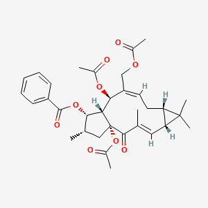 molecular formula C33H40O9 B10831712 Euphorbia factor L7b 