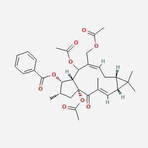 molecular formula C33H40O9 B10831790 Euphorbia factor L7b 