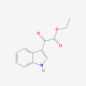 molecular formula C12H11NO3 B108318 ethyl 2-(1H-indol-3-yl)-2-oxoacetate CAS No. 51079-10-8