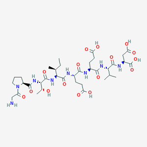 molecular formula C36H58N8O16 B10831816 Hsp70-derived octapeptide 