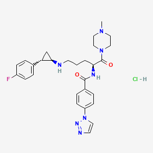 molecular formula C28H35ClFN7O2 B10831836 Bomedemstat hydrochloride 