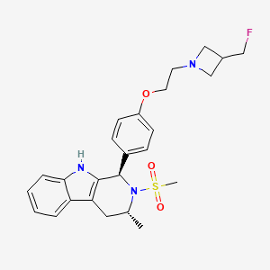 molecular formula C25H30FN3O3S B10831899 (1S,3R)-GNE-502 