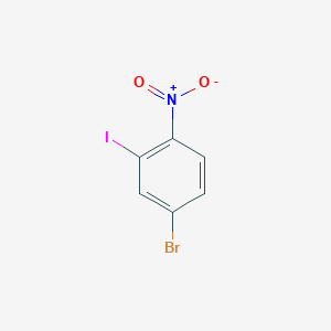 molecular formula C6H3BrINO2 B108319 4-Bromo-2-iodo-1-nitrobenzene CAS No. 343864-78-8