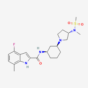 molecular formula C22H31FN4O3S B10831913 EPZ-719 