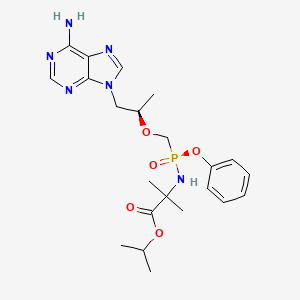 molecular formula C22H31N6O5P B10831919 Tenofovir amibufenamide 