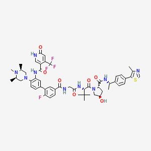molecular formula C52H59F4N9O7S B10831991 MS67 