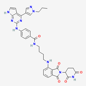 molecular formula C36H36N10O5 B10832079 SJ988497 