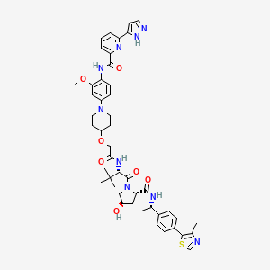 molecular formula C46H55N9O7S B10832104 JNJ-1013 