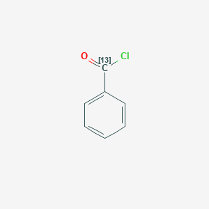 molecular formula C7H5ClO B108322 Benzoyl chloride-alpha-13C CAS No. 52947-05-4