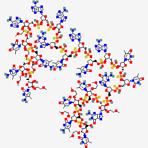 molecular formula C230H318N69O121P19S19 B10832289 Inotersen 