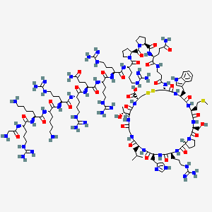 molecular formula C127H215N53O30S3 B10832339 CIGB-300 